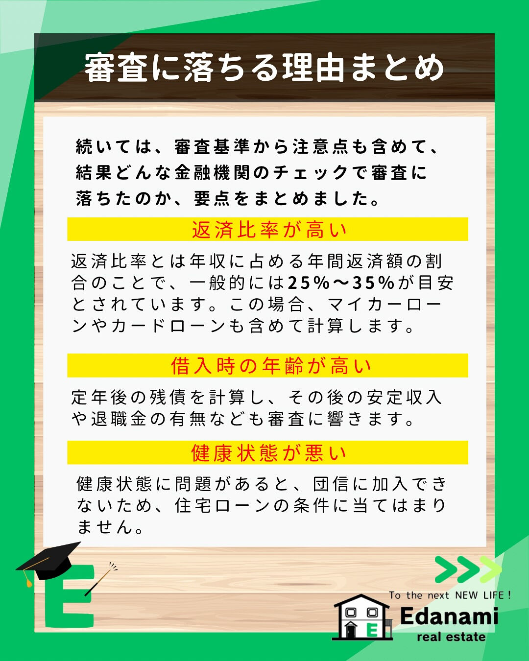 【購入不動産編】ほんとにあった！住宅ローン落ちる